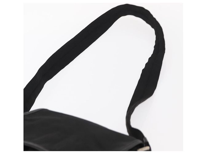 Borsa a Spalla PRADA Nylon Nero Argento Autentica ka045 - vista 8