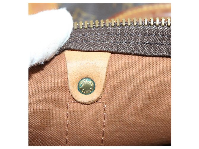 LOUIS VUITTON Borsa Boston Monogram Keepall 55 M41424 LV Auth 147845 Monogramma - vista 12