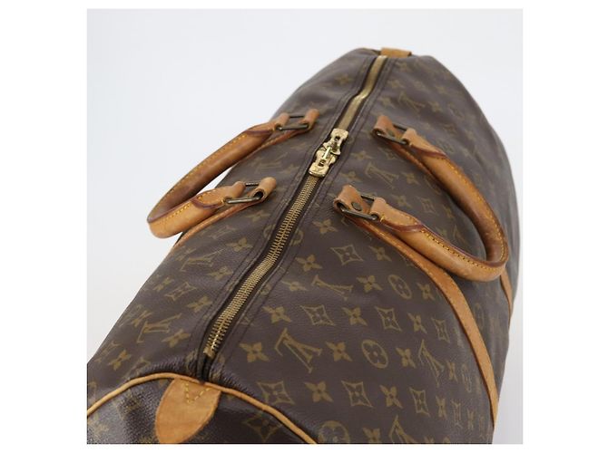 LOUIS VUITTON Borsa Boston Monogram Keepall 55 M41424 LV Auth 147845 Monogramma - vista 6