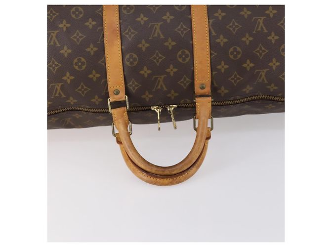 LOUIS VUITTON Borsa Boston Monogram Keepall 55 M41424 LV Auth 147845 Monogramma - vista 7