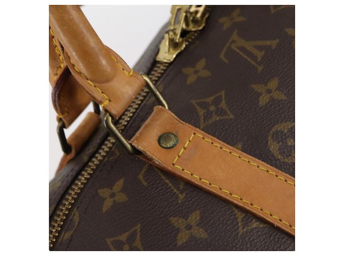 LOUIS VUITTON Borsa Boston Monogram Keepall 55 M41424 LV Auth 147845 Monogramma - vista 9