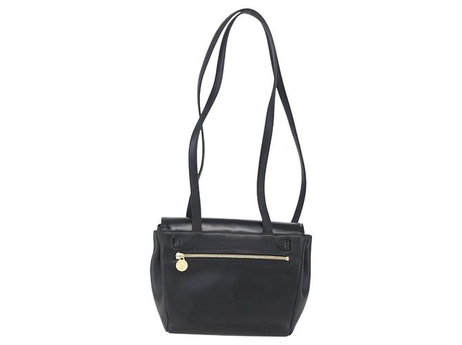 Borsa a Spalla Gianni Versace in Pelle Nera e Oro Auth BA7818 Nero D'oro - vista 2