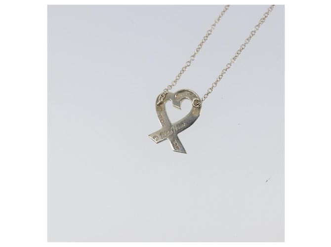 Autre Marque Collana Loving Heart TIFFANY&Co. Argento Ag925 Auth am9653 - vista 11