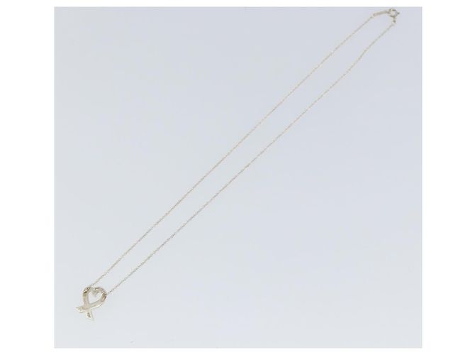 Autre Marque Collana Loving Heart TIFFANY&Co. Argento Ag925 Auth am9653 - vista 7