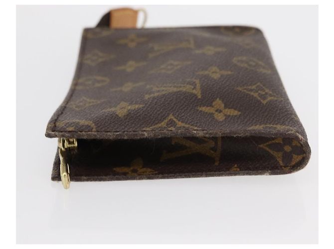 Bucket LOUIS VUITTON Monogramma Secchiello PM Pochette Accessorio LV Auth ka176 - vista 4