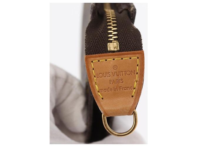 Bucket LOUIS VUITTON Monogramma Secchiello PM Pochette Accessorio LV Auth ka176 - vista 8