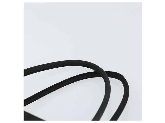 PRADA Borsa a mano in nylon nero argento Auth ka076 - vista 8