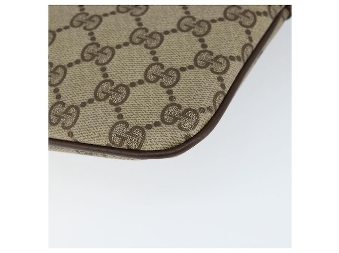 Borsa Sherry Line GG Supreme Web di GUCCI in PVC beige e oro 904 02 047 Auth 149187 D'oro - vista 14