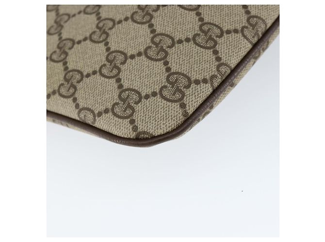 Borsa Sherry Line GG Supreme Web di GUCCI in PVC beige e oro 904 02 047 Auth 149187 D'oro - vista 17