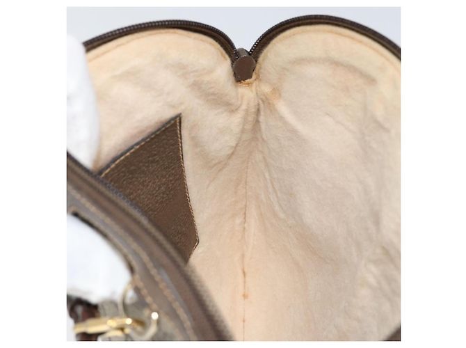 Borsa Sherry Line GG Supreme Web di GUCCI in PVC beige e oro 904 02 047 Auth 149187 D'oro - vista 20