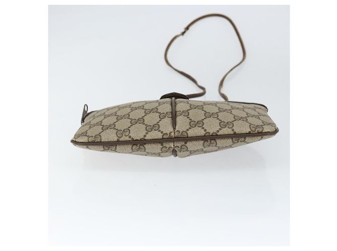 Borsa Sherry Line GG Supreme Web di GUCCI in PVC beige e oro 904 02 047 Auth 149187 D'oro - vista 5