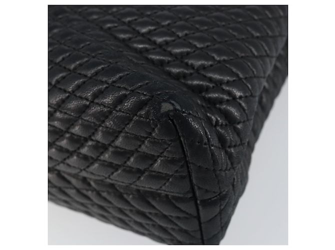 BALLY Borsa a Mano in Pelle Nera e Oro Auth BA7301 Nero D'oro - vista 15