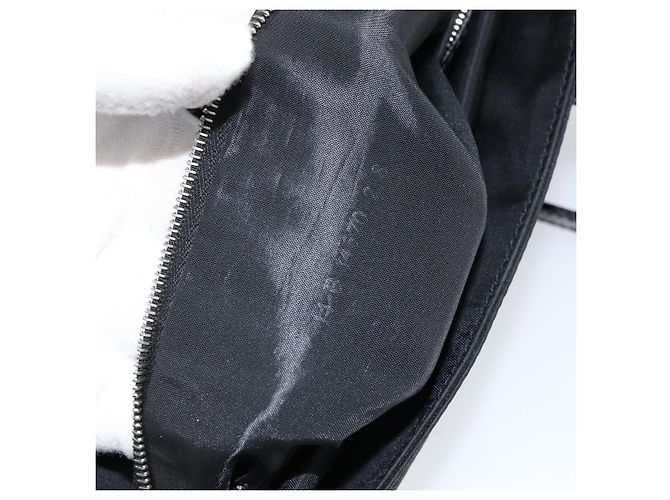Borsa a mano FENDI in nylon 2 in 1 nera e argento autentica ep11442 Nero - vista 12