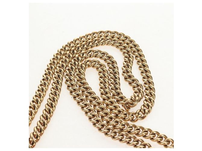 Borsa a Spalla Gancini Chain in Pelle Salvatore Ferragamo Viola Oro Auth 153364V D'oro Porpora - vista 8