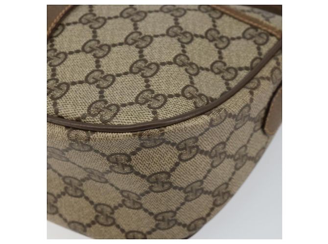 Borsa Sherry Line GG Supreme Web di GUCCI in PVC beige e oro 89 02 032 Auth 153392 D'oro - vista 14
