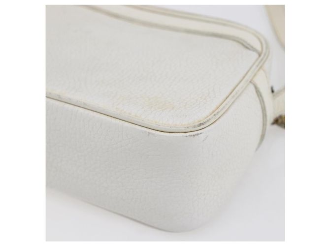 Céline Borsa a Spalla in Pelle Bianca Auth BA8002 Bianco - vista 15