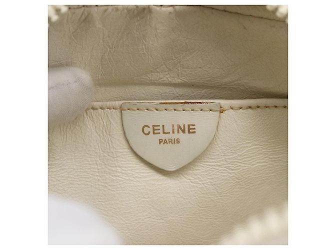 Céline Borsa a Spalla in Pelle Bianca Auth BA8002 Bianco - vista 17