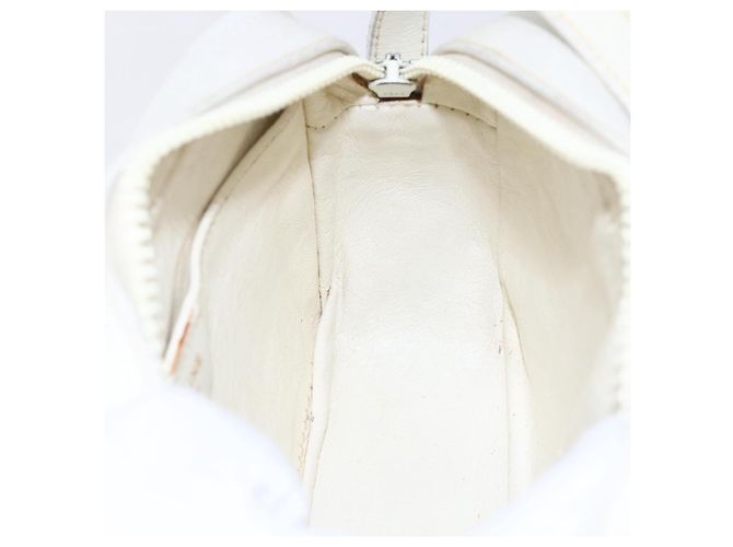 Céline Borsa a Spalla in Pelle Bianca Auth BA8002 Bianco - vista 18