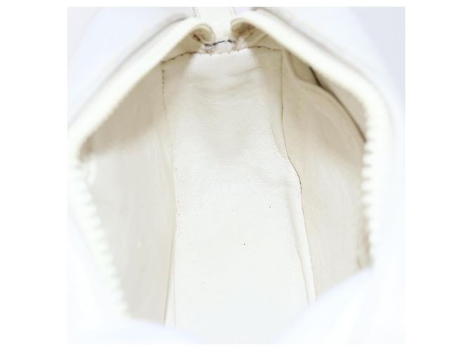 Céline Borsa a Spalla in Pelle Bianca Auth BA8002 Bianco - vista 19