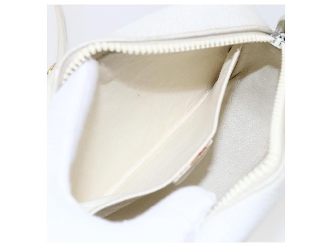 Céline Borsa a Spalla in Pelle Bianca Auth BA8002 Bianco - vista 20