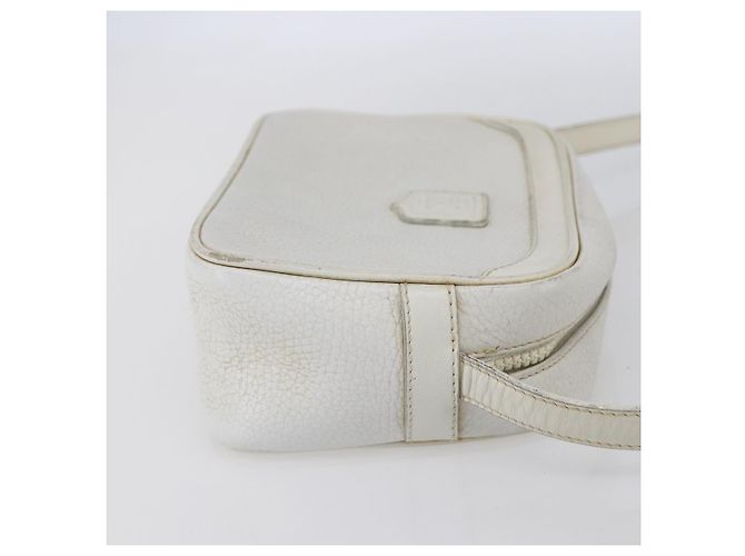 Céline Borsa a Spalla in Pelle Bianca Auth BA8002 Bianco - vista 4