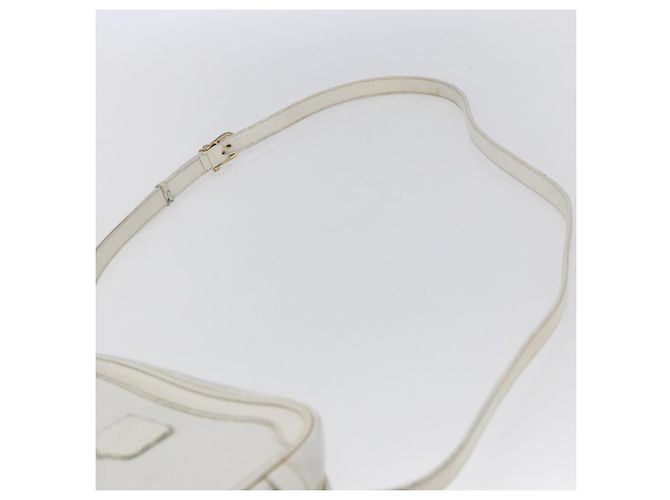 Céline Borsa a Spalla in Pelle Bianca Auth BA8002 Bianco - vista 8