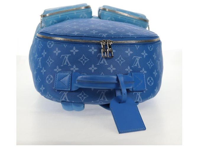 LOUIS VUITTON Zaino Multi Pocket Monogram Clouds Blu M45441 Auth 145712SAM - vista 14