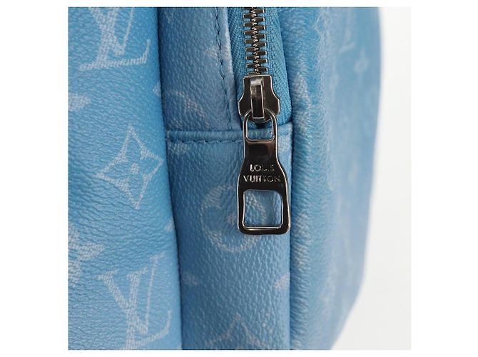 LOUIS VUITTON Zaino Multi Pocket Monogram Clouds Blu M45441 Auth 145712SAM - vista 24