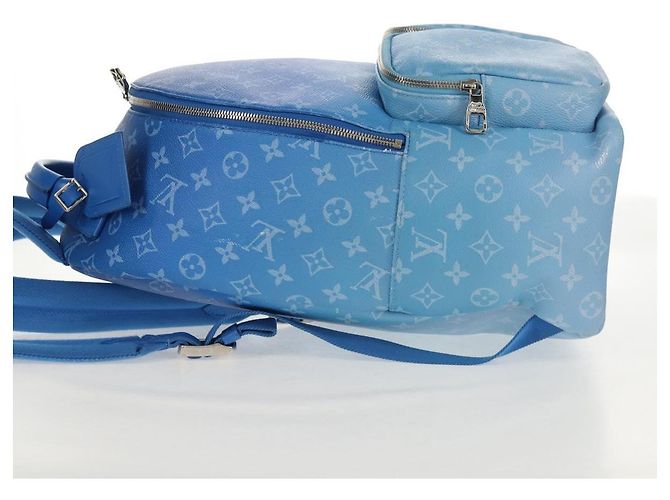 LOUIS VUITTON Zaino Multi Pocket Monogram Clouds Blu M45441 Auth 145712SAM - vista 3