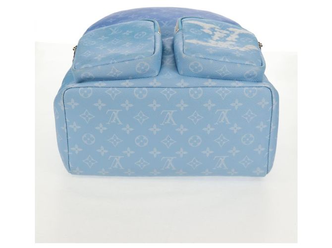LOUIS VUITTON Zaino Multi Pocket Monogram Clouds Blu M45441 Auth 145712SAM - vista 8