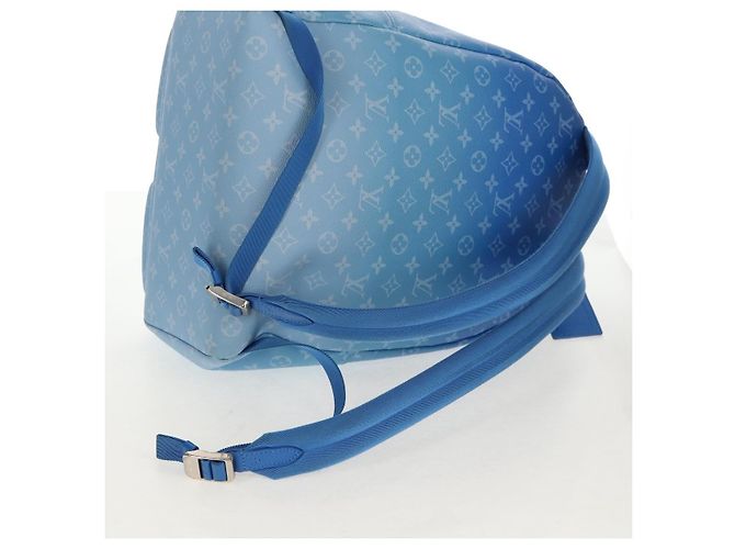 LOUIS VUITTON Zaino Multi Pocket Monogram Clouds Blu M45441 Auth 145712SAM - vista 9