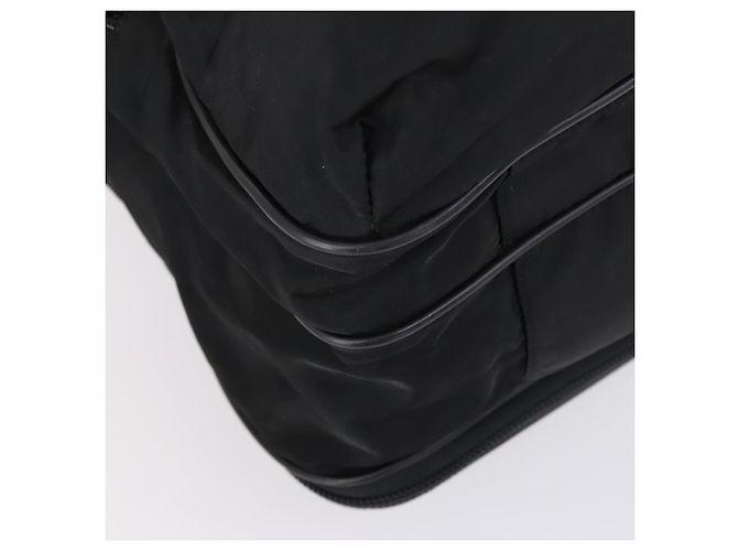 Borsa Boston PRADA in nylon 2 in 1 nera argento autentica am9248 Nero - vista 13