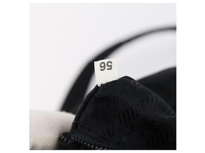 Borsa Boston PRADA in nylon 2 in 1 nera argento autentica am9248 Nero - vista 25