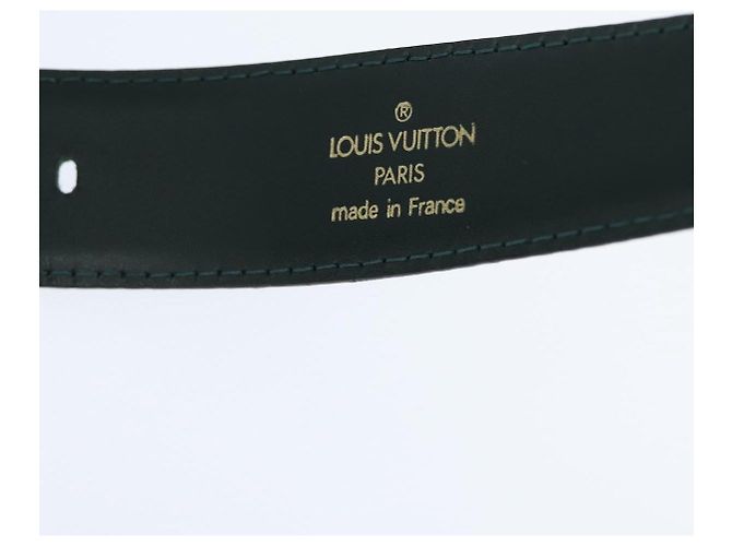 CINTURA CLASSICA IN PELLE TAIGA LOUIS VUITTON 41,7" ÉPICEA LV Auth bs30354 - vista 16