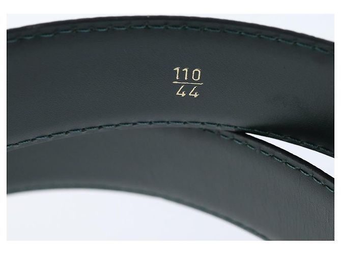 CINTURA CLASSICA IN PELLE TAIGA LOUIS VUITTON 41,7" ÉPICEA LV Auth bs30354 - vista 17