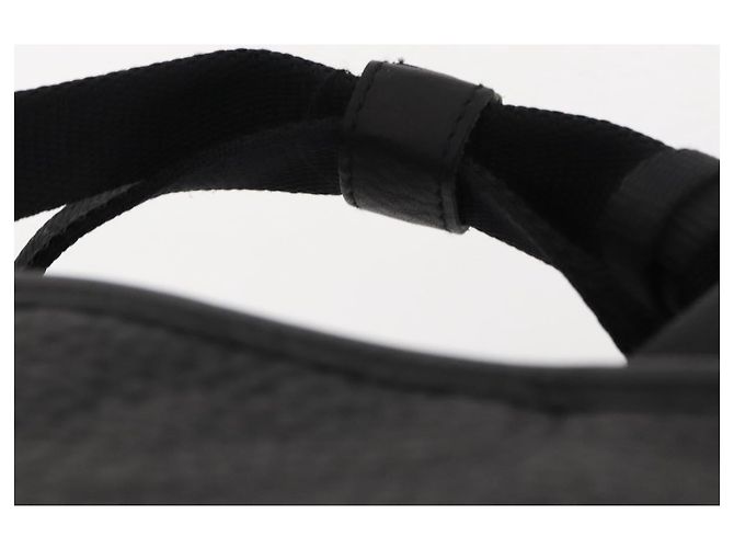 PRADA Borsa sportiva in nylon pelle nera argento Auth gh1071 Nero - vista 8