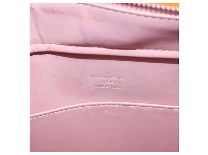 LOUIS VUITTON Borsa Columbus Monogram Vernis Rosa Marshmallow M91032 Auth gh1050 - vista 18