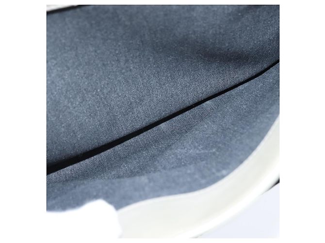 Borsa da lavoro in pelle Christian Dior 2 modi Blu Navy Argento Auth ar13763 - vista 24