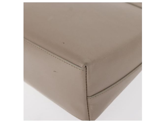 Borsa a mano in pelle beige oro GUCCI Bamboo 001 3444 1887 Auth ka105 - vista 17