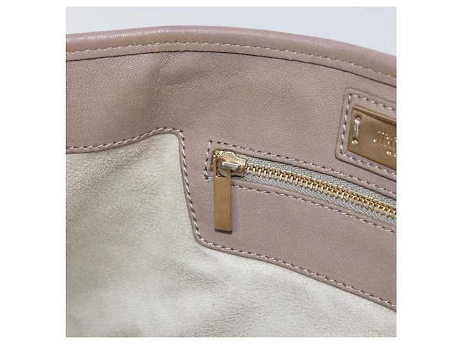 Bolsa tote de couro cinza e dourado com studs Jimmy Choo Auth bs31692 Marrom - vista 19