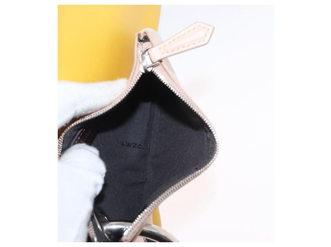 FENDI Pochette Triplet in Pelle Multicolore Argento Auth bs31387 - vista 19