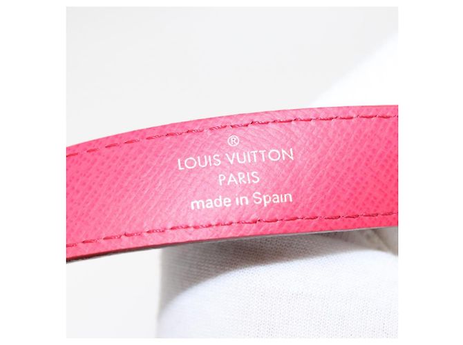 Cintura Initials Multicolor Nera LOUIS VUITTON M9631 LV Auth 156684SAM Nero - vista 9