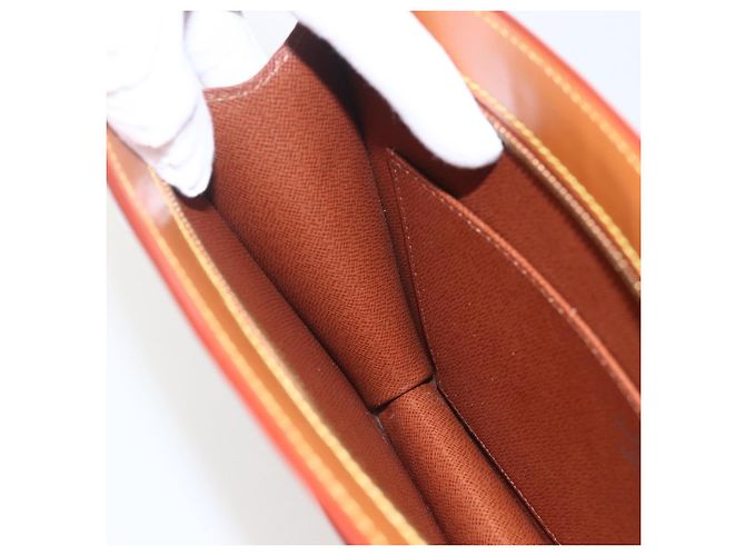 LOUIS VUITTON Pochette Uomo Epi Borsa Marrone Zipangu Oro M52528 LV Auth 157254 - vista 18