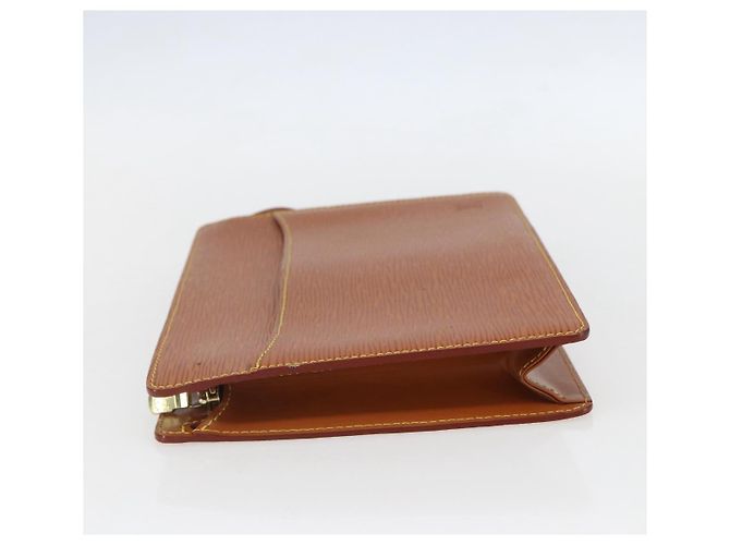 LOUIS VUITTON Pochette Uomo Epi Borsa Marrone Zipangu Oro M52528 LV Auth 157254 - vista 3