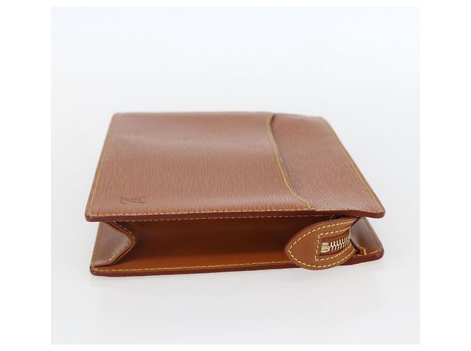 LOUIS VUITTON Pochette Uomo Epi Borsa Marrone Zipangu Oro M52528 LV Auth 157254 - vista 4