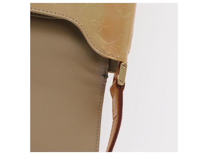 LOUIS VUITTON Borsa Thompson Street Monogram Vernis Beige M91301 LV Auth bs31559 - vista 10