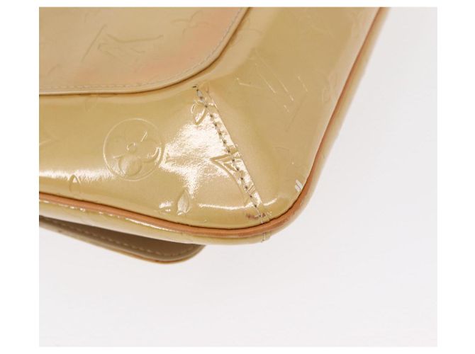 LOUIS VUITTON Borsa Thompson Street Monogram Vernis Beige M91301 LV Auth bs31559 - vista 16