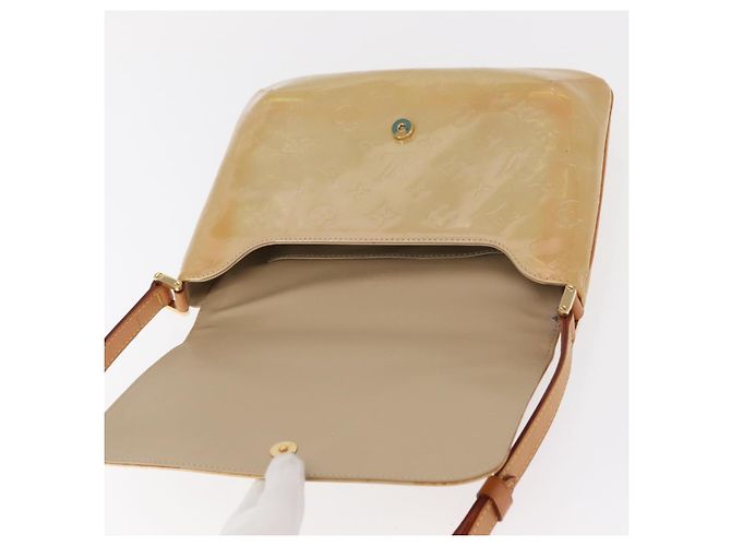 LOUIS VUITTON Borsa Thompson Street Monogram Vernis Beige M91301 LV Auth bs31559 - vista 18