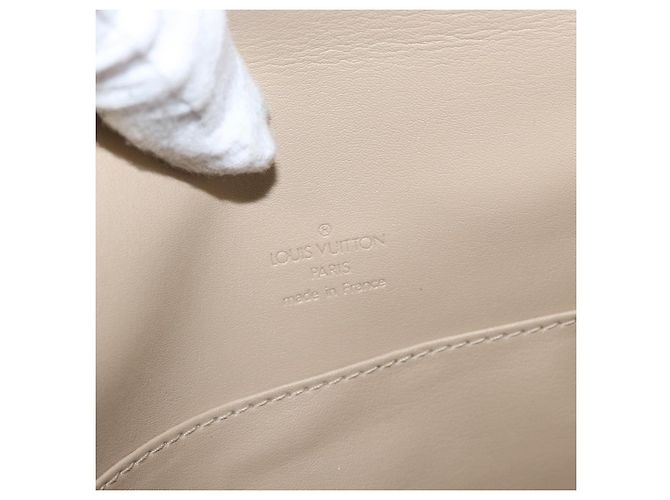 LOUIS VUITTON Borsa Thompson Street Monogram Vernis Beige M91301 LV Auth bs31559 - vista 19