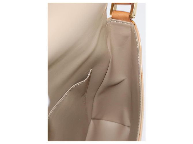 LOUIS VUITTON Borsa Thompson Street Monogram Vernis Beige M91301 LV Auth bs31559 - vista 20